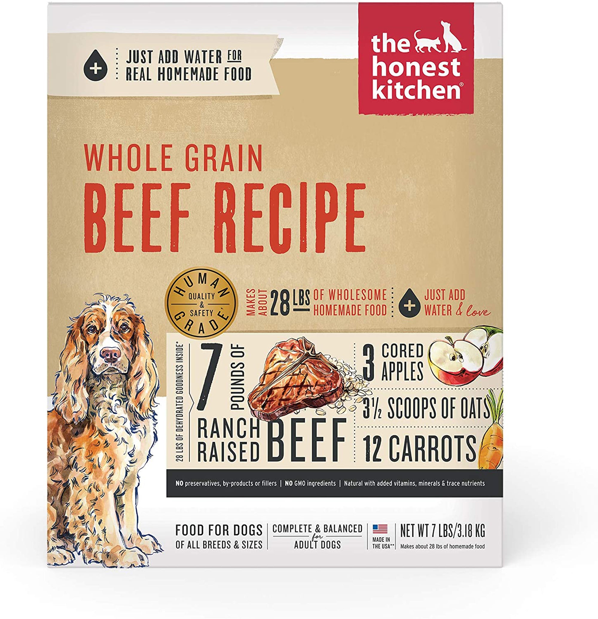 The Honest Kitchen Whole Grain Beef Dehydrated Dog Food - Image 2