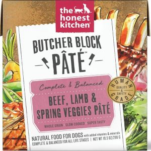 The Honest Kitchen Butcher Block Pâté Beef & Lamb, 10.5 oz (Case of 6)