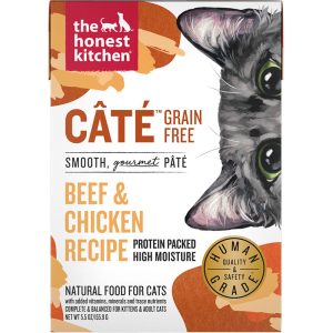 The Honest Kitchen Grain-Free Cate Beef & Chicken Pâté 5.5 oz, 12 Pack