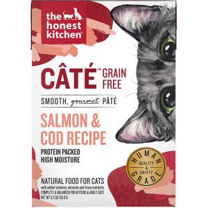 The Honest Kitchen Grain-Free Cate Salmon & Cod Pâté 5.5 oz, 12 Pack