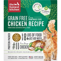 The Honest Kitchen Grain-Free Dehydrated Cat Food, Chicken, 2 lb