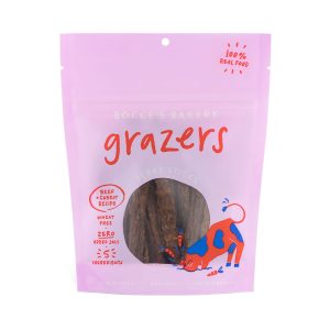 Bocce's Bakery Grazers Beef Dog Treats, 4 oz