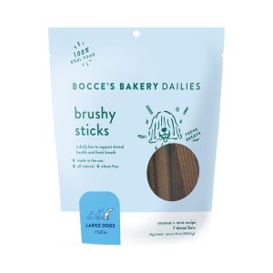 Bocce's Bakery Bushy Sticks, Large Dog Treats, 16 oz