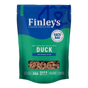 Finley's Soft Chew Trainer Bites Duck Dog Treats, 6 oz