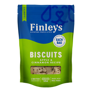 Finley's All Natural Apple & Cinnamon Dog Biscuits, 6 oz
