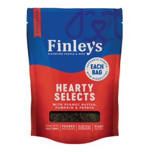 Finley's Hearty Select Peanut Butter & Pumpkin Dog Treats, 5 oz