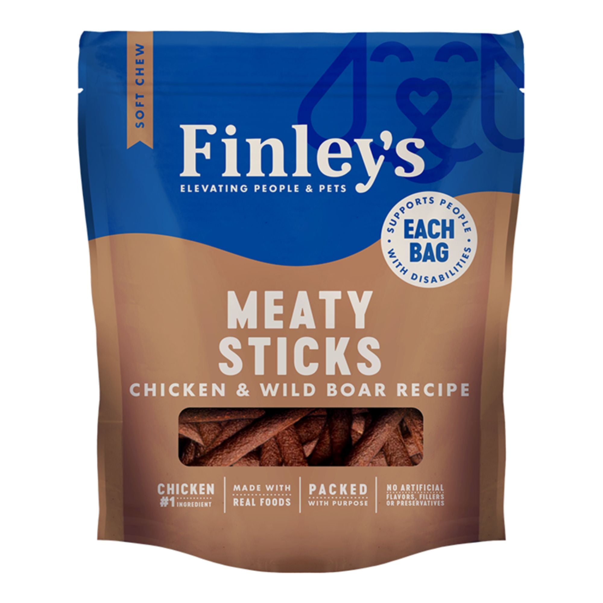Finley's Meaty Sticks Chicken & Wild Boar Dog Treats