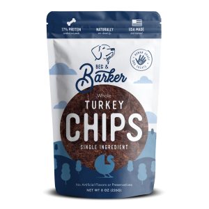 Beg & Barker Whole Turkey Chips Dog Treats, 8 oz