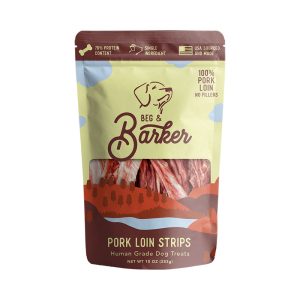 Beg & Barker Pork Loin Strips Dog Treats, 10 oz