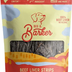 Beg & Barker Beef Liver Strips Dog Treats