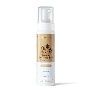 Kin+Kind Soothing Natural Waterless Bath Almond+Vanilla Dog 8oz.