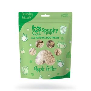 Spunky Pup Crunchy Apple Dog Biscuits, 10 oz