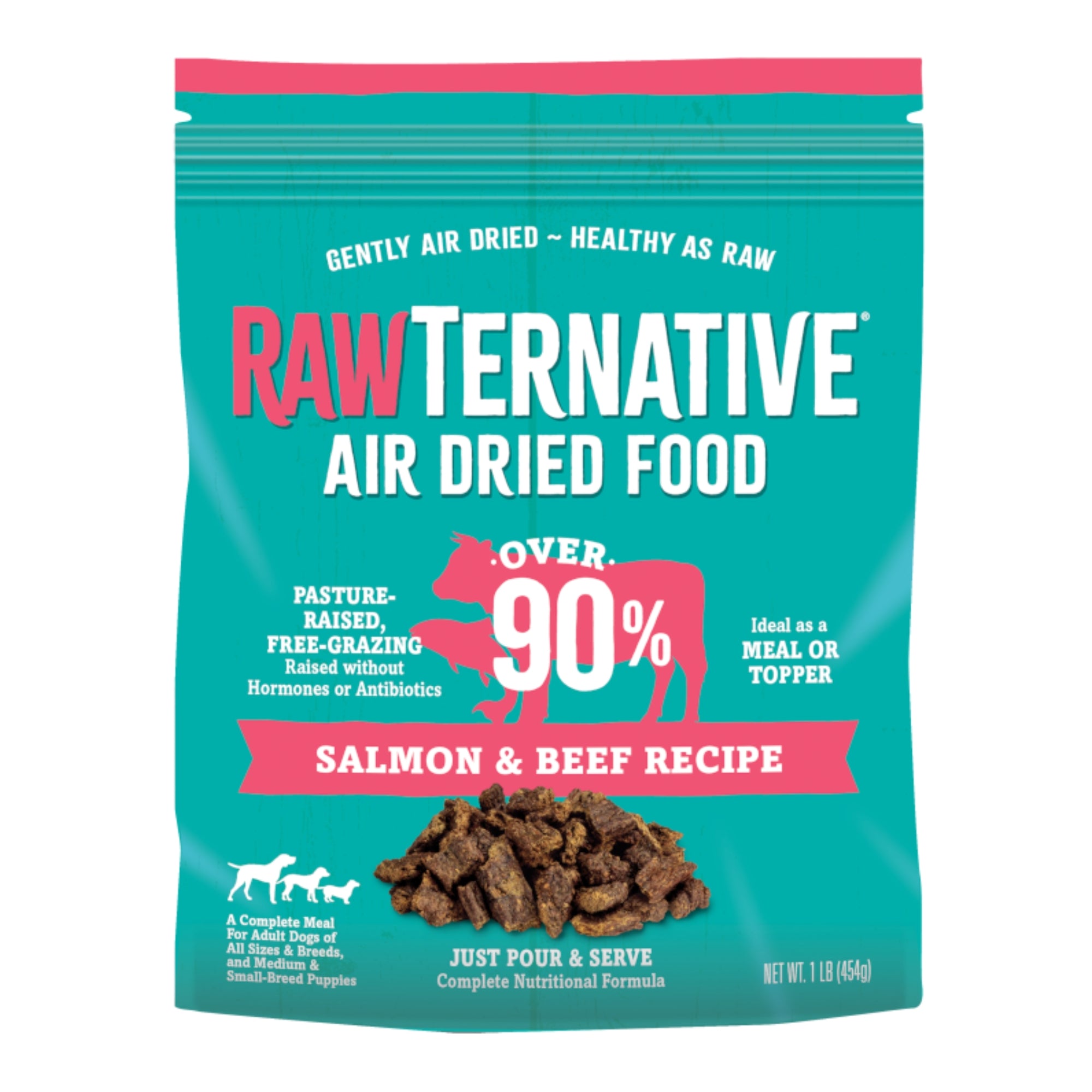 Grandma Mae's RawTernative Air-Dried Dog Food, Salmon & Beef - Image 2