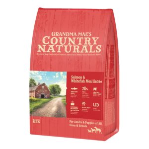 Grandma Mae's Country Naturals Salmon & Whitefish Meal Entrée Dog Food, 12 lb