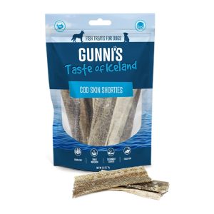Gunni's Cod Skin Shorties Dog Treats, 2.5 oz