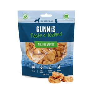 Gunni's Wolffish Wafers Dog Treats, 5 oz