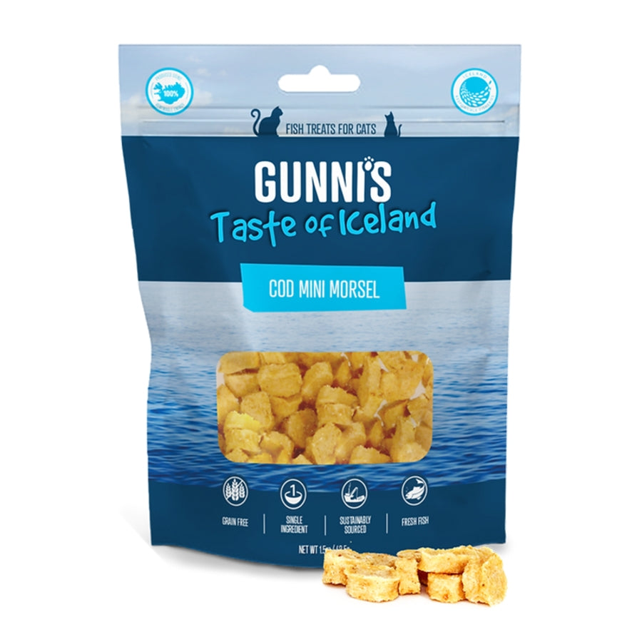 Gunni's Mini Morsels Cod Cat Treats, 1.5 oz