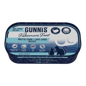 Gunni's Grain-Free Wet Cat Food, Arctic Char & Cod Liver, 3 oz (17 Pack)