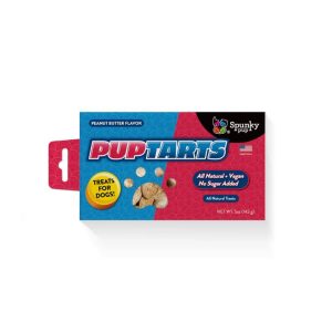 Spunky Pup Crunchy Puptarts Peanut Butter Dog Biscuits, 5 oz