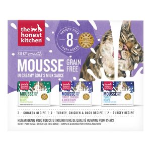 The Honest Kitchen Mousse in Goat's Milk Sauce, Variety, 2.8 oz (8 Pack)