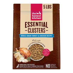 The Honest Kitchen Whole Grain Turkey, Chicken & Oat Clusters Dog Food, 20 lb