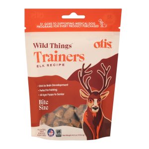 O.T.I.S. Wild Things Trainers Elk Dog Treats, 4 oz