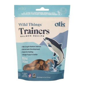 O.T.I.S. Wild Things Trainers Salmon Dog Treats, 4 oz