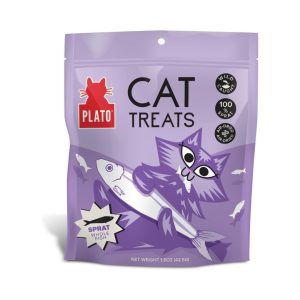 Plato Grain-Free Air-Dried Cat Treats, Baltic Sprat, 2.5 oz