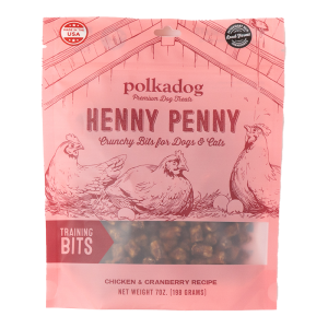 Polka Dog Bakery Henny Penny Bits Dog Treats, 7 oz