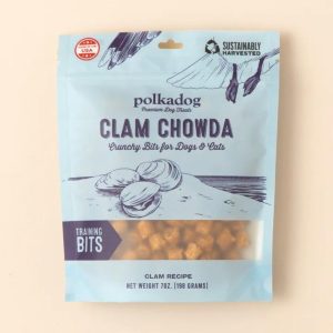 Polka Dog Bakery Clam Chowda Bits Dog Treats, 7 oz