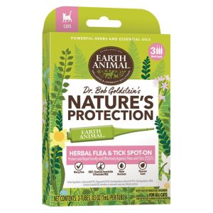 Earth Animal Cat Apothecary Natural Flea & Tick Herbal Spot On For Cats &