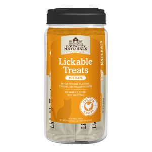 Grandma Mae's Country Naturals Lickable Cat Treats, Chicken, 25 Count Jar
