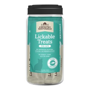 Grandma Mae's Country Naturals Lickable Cat Treats, Tuna, 25 Count Jar