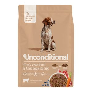 Unconditional Grain-Free Protein Blend Beef & Chickpea Dog Food