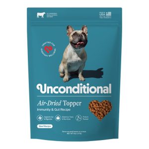 Unconditional Air-Dried Immunity & Gut Beef Dog Food Topper