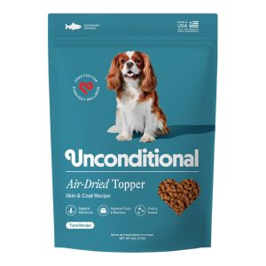 Unconditional Air-Dried Skin & Coat Tuna Dog Food Topper