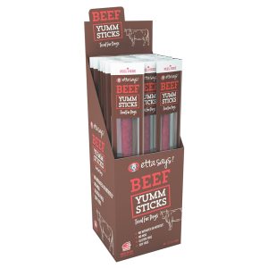 Etta Says! Yumm Sticks Beef Dog Treats, 24 Count