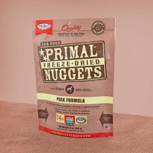 Primal Freeze-Dried Nuggets for Dogs, Pork, 5.5 oz