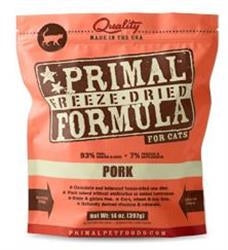 Primal Freeze-Dried Raw Cat Food, Pork