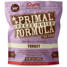 Primal Freeze-Dried Raw Cat Food, Turkey, 5.5 oz