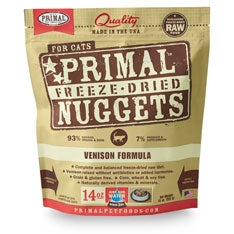 Primal Freeze-Dried Raw Cat Food, Venison
