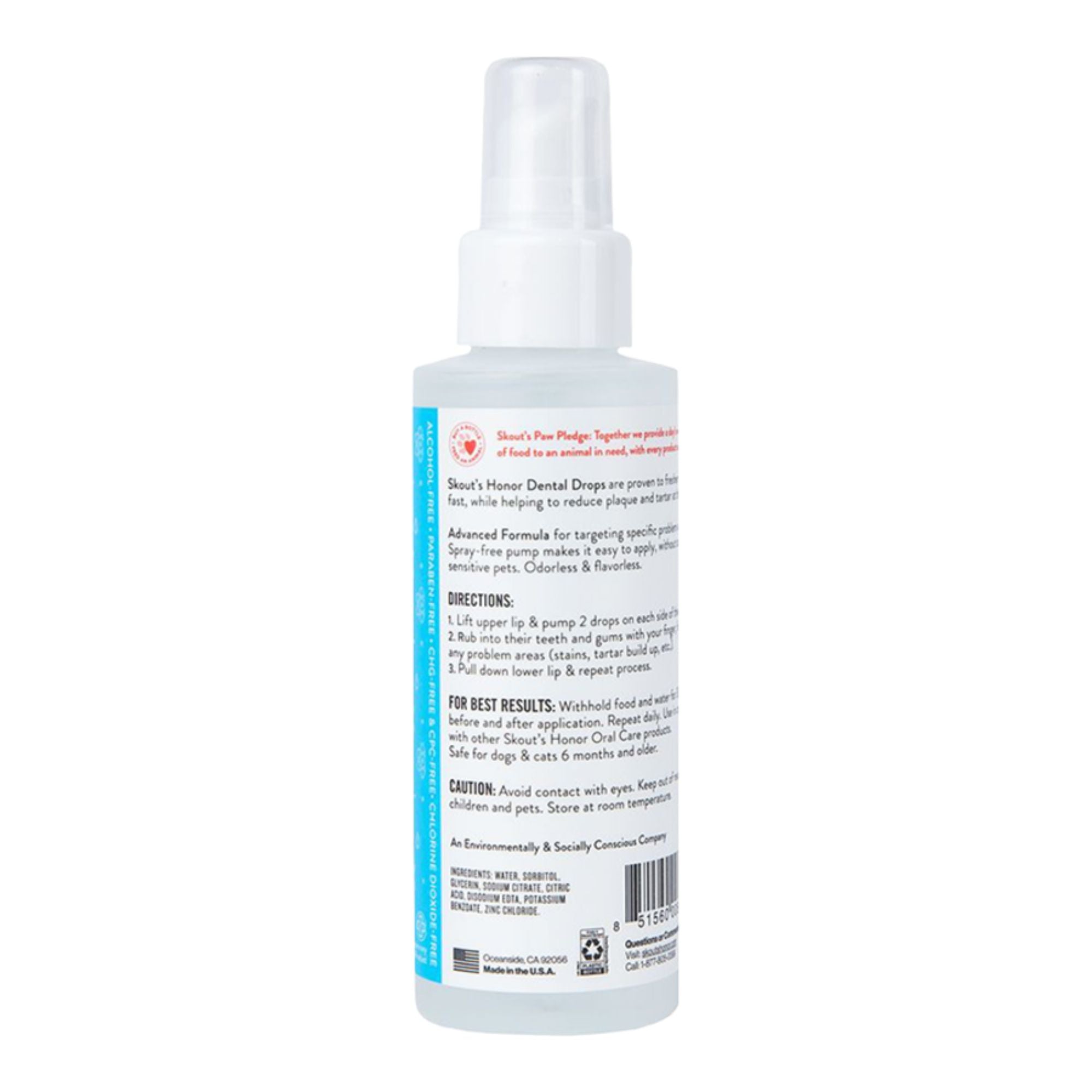 Skout's Honor Dog Dental Drops Advanced Formula 4oz. - Image 2