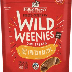 Stella & Chewy's Freeze-Dried Raw Wild Weenies Chicken for Dogs, 3.25 oz