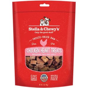 Stella & Chewy's Freeze-Dried Raw Chicken Hearts Dog Treats