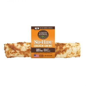 Earth Animal No-Hide Chicken Chews, Large Dog Chews, Case of 12