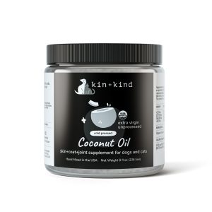 Kin+Kind Raw Coconut Oil Skin & Coat Supplement, Large, 16 oz