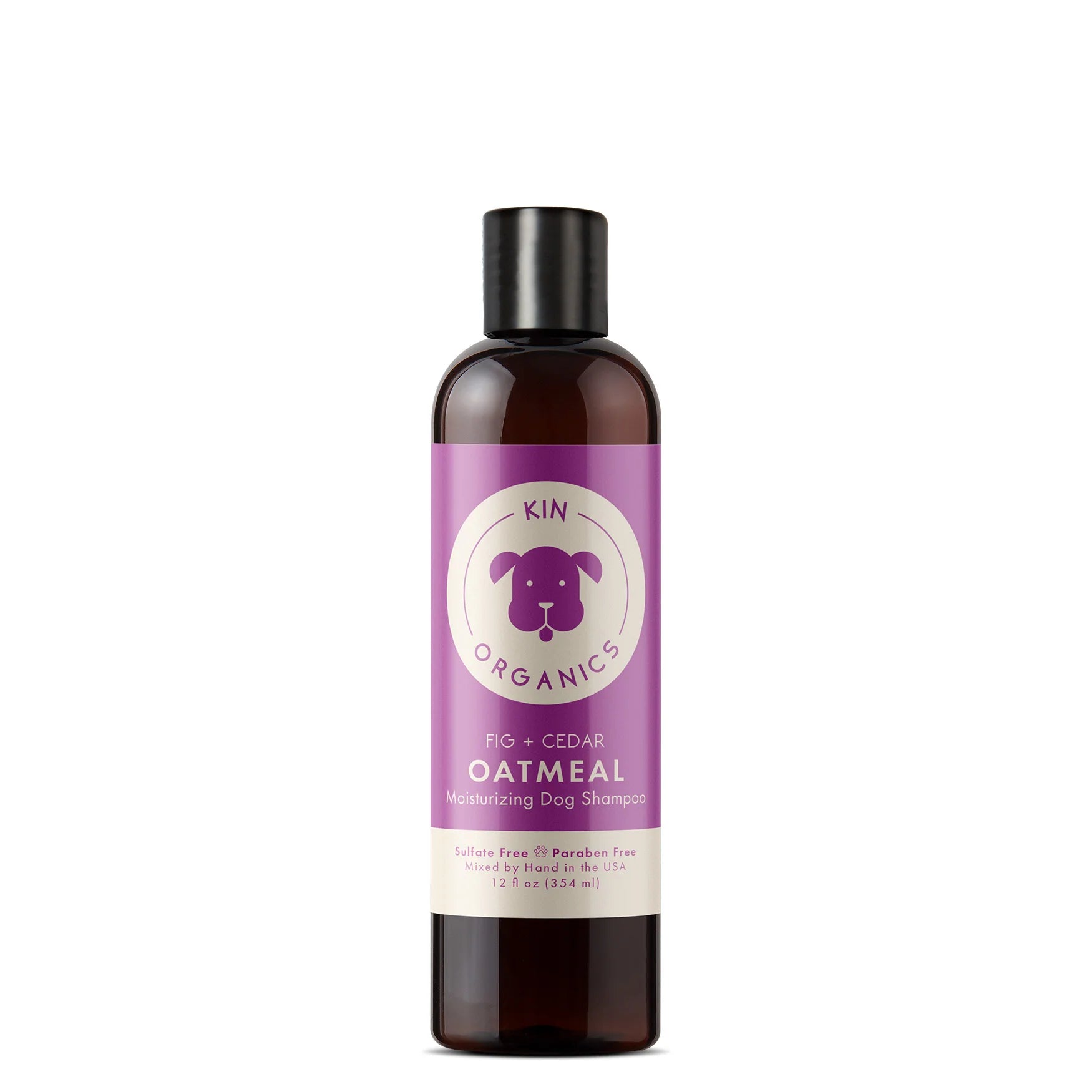 Kin+Kind Coat Oatmeal Fig+Cedar 12oz. Kin+Kind Organics Shampoo