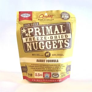 Primal Freeze-Dried Nuggets for Dogs, Rabbit