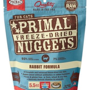 Primal Freeze-Dried Raw Cat Food, Rabbit