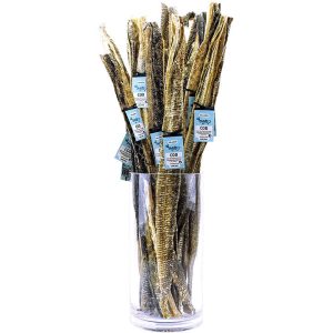 Icelandic+ Long Cod Skin Strips Dog Treats, 20 Strips